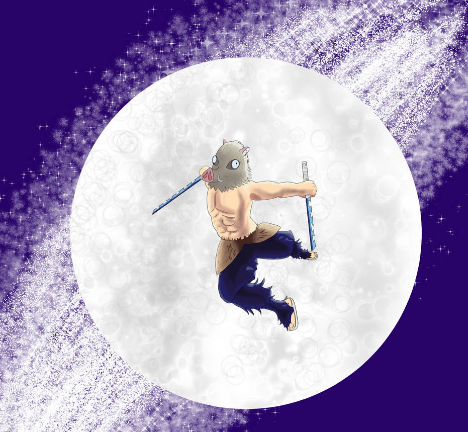 Inosuke In The God Of The Mountains by silver-vulcan on DeviantArt