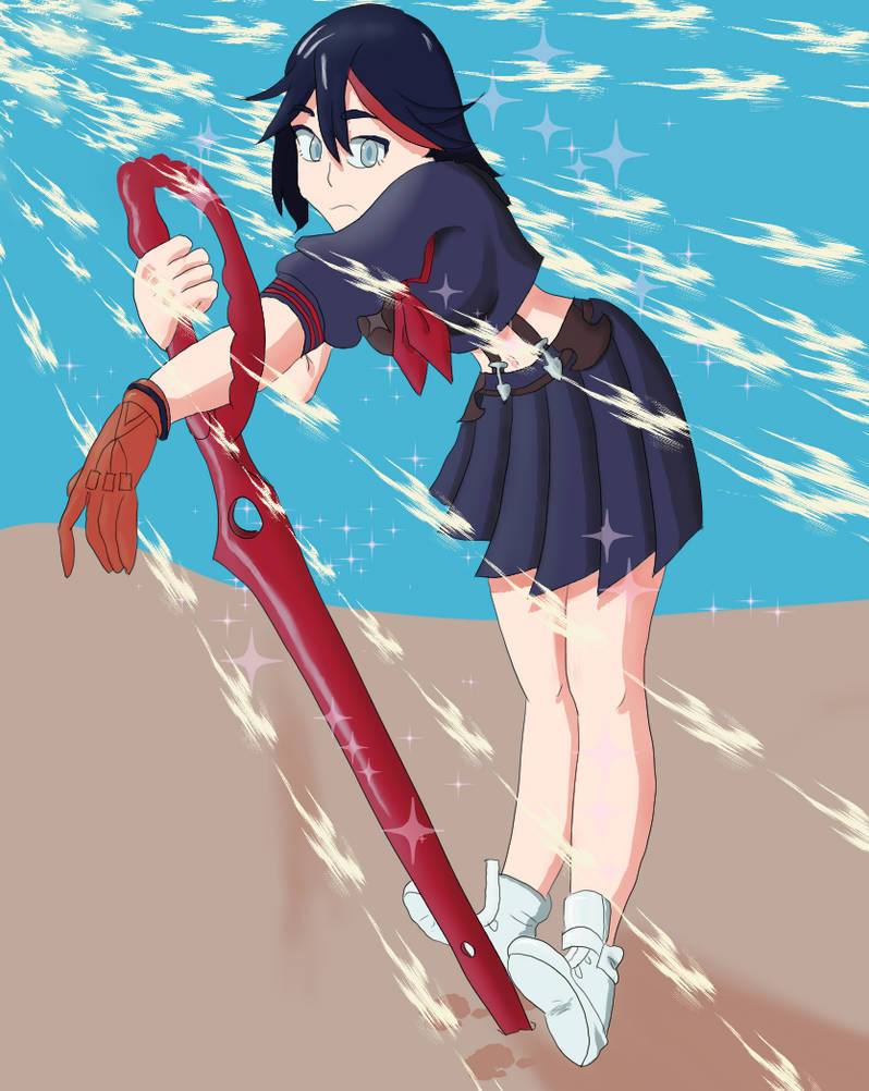 Ryuko relaxing by silver-vulcan on DeviantArt