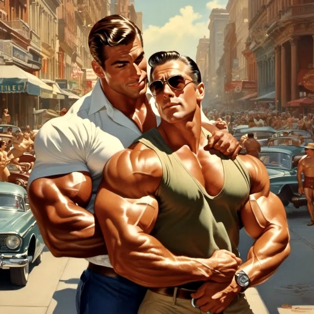 Sacguy Bodybuilder City Life by Sacguy on DeviantArt