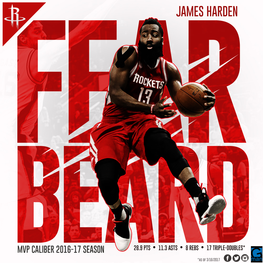 James Harden Fear The Beard