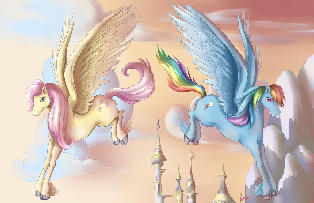 Fluttershy and Rainbowdash