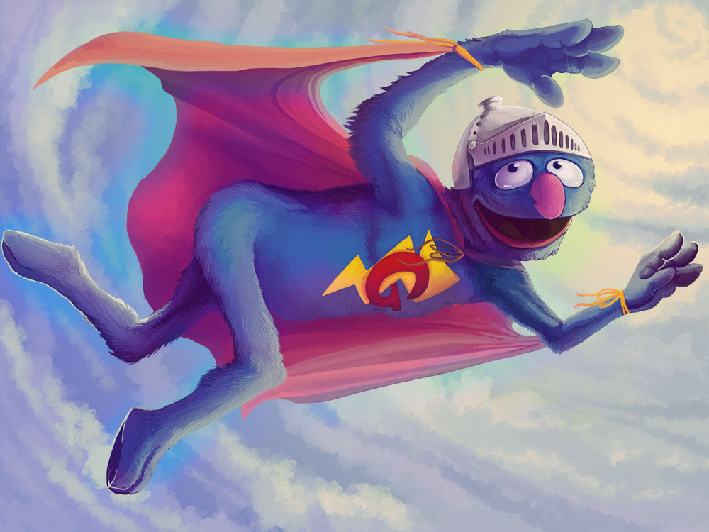 Sesamstreet: Super grover