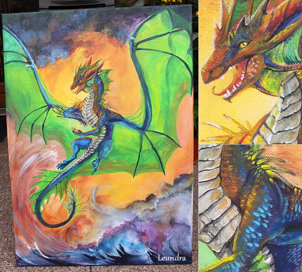 Element dragon by Leundra