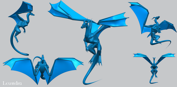 3D dragon