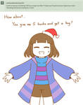 Backtale Xmas.ver Ask#7 by ZhimaChen