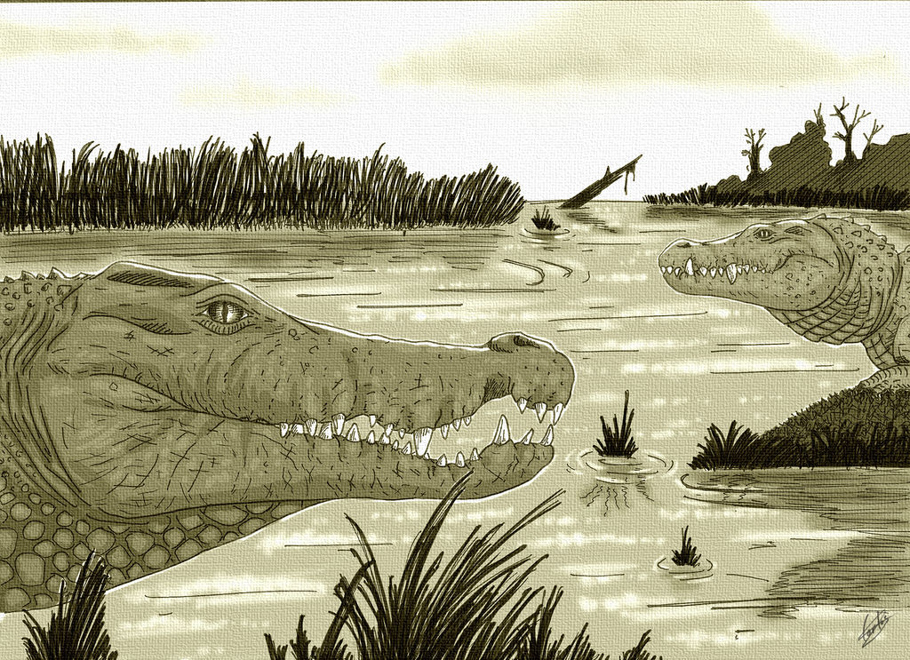 Deinosuchus by Reiimon on DeviantArt