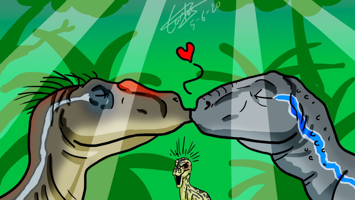 Raptor Love by Carlosdino on DeviantArt