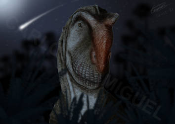 Rugops the Red-Nosed Dino