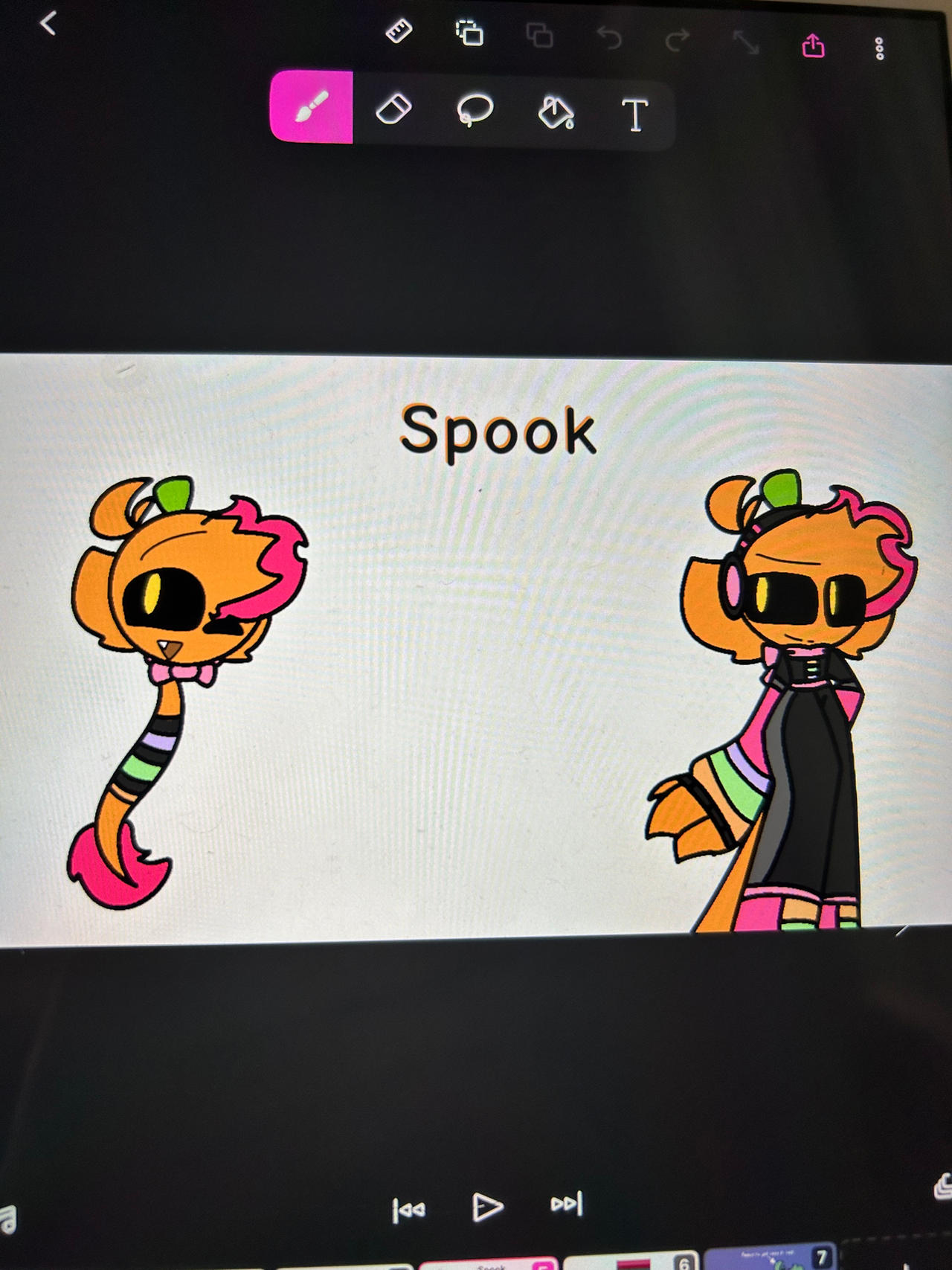 Spookzone Deviantart Spook (REDESIGNED) by HoshiDrawz on DeviantArt