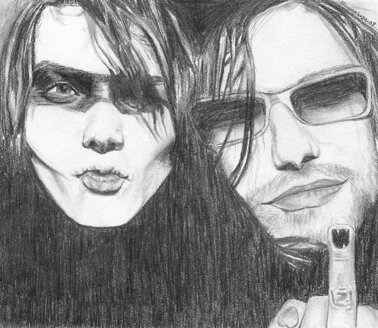 Gerard Way And Bert McCracken By NicoleRicci On DeviantArt gerard-way-and-bert-mccracken-by-nicolericci-on-deviantart