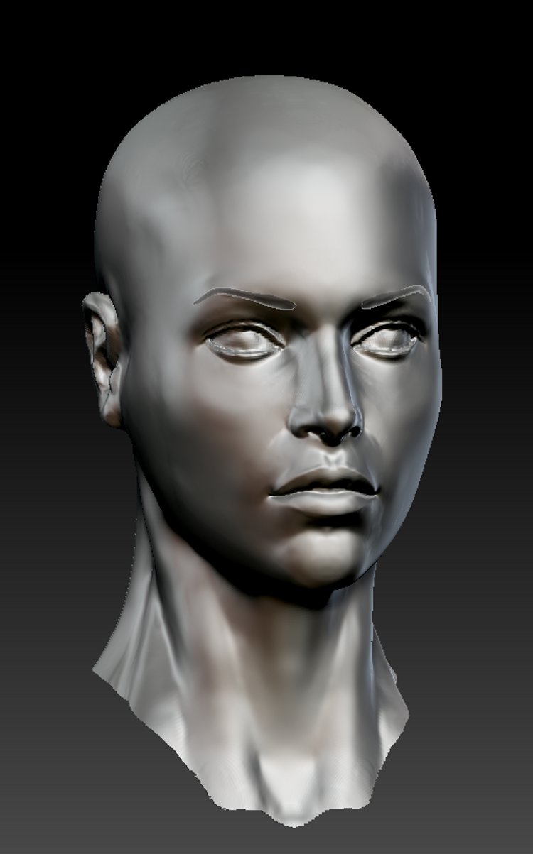 female colossus face sculpt by abnorml29 on DeviantArt