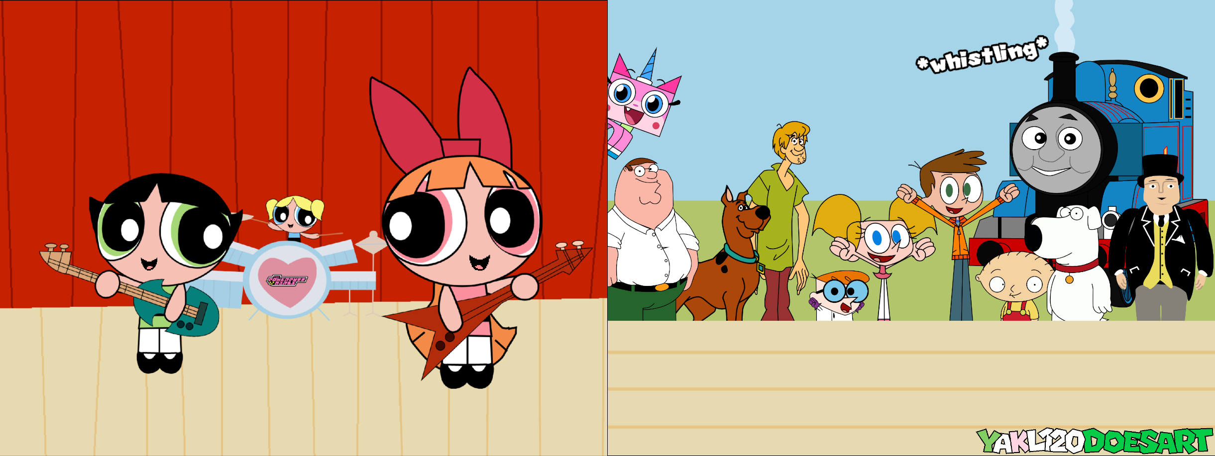 (Request) Watching the LMTWGR performance by YAKL120DoesArt on DeviantArt