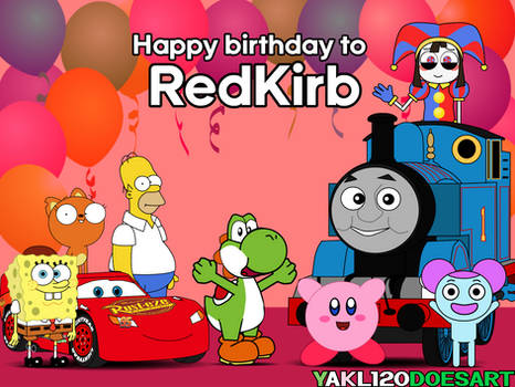 Happy birthday to RedKirb!