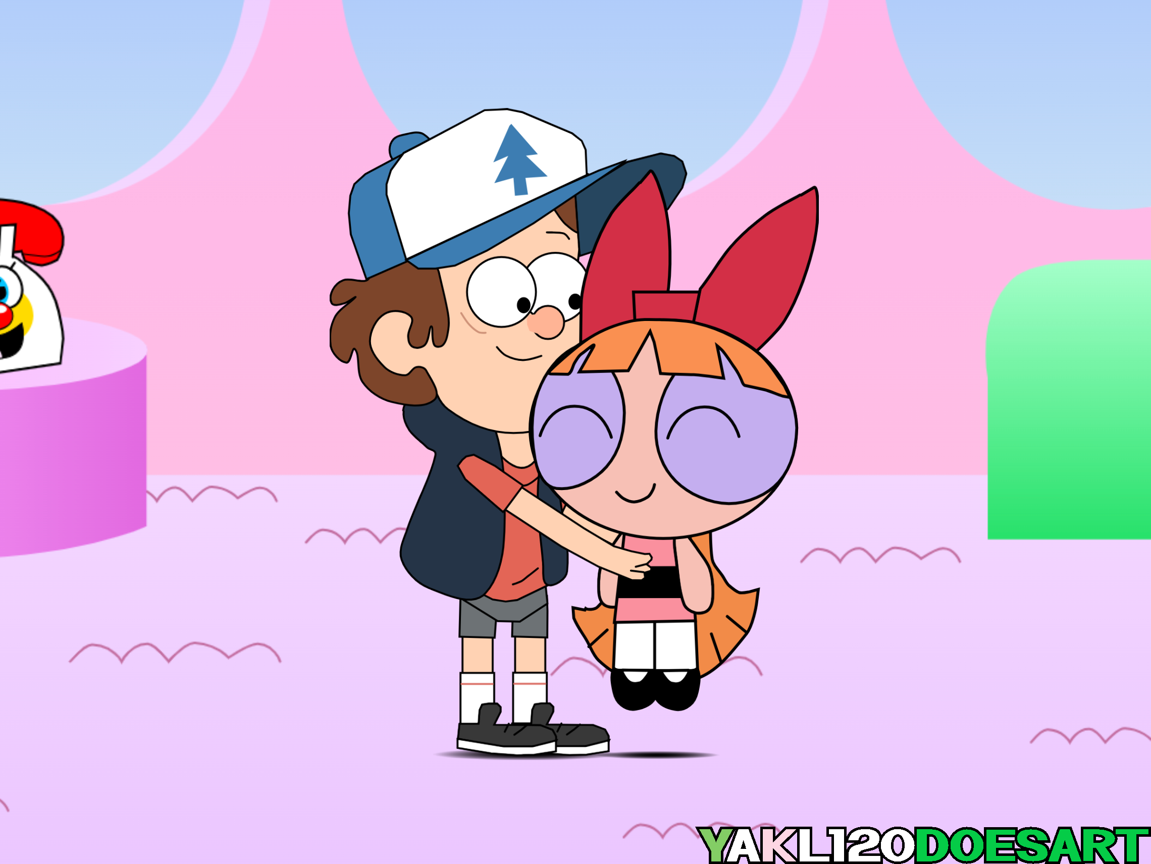 Request Dipper Hugging Blossom By YAKL120DoesArt On DeviantArt request-dipper-hugging-blossom-by-yakl120doesart-on-deviantart