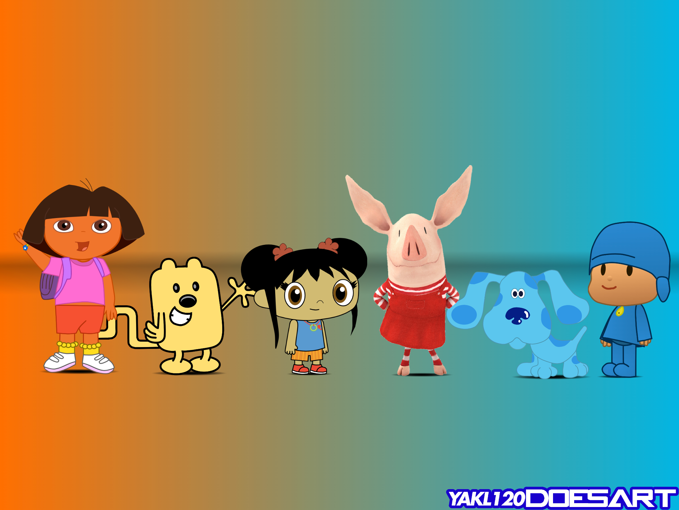 Nick Friends Deviantart Nick Jr. Friends (with a guest) by YAKL120DoesArt on DeviantArt