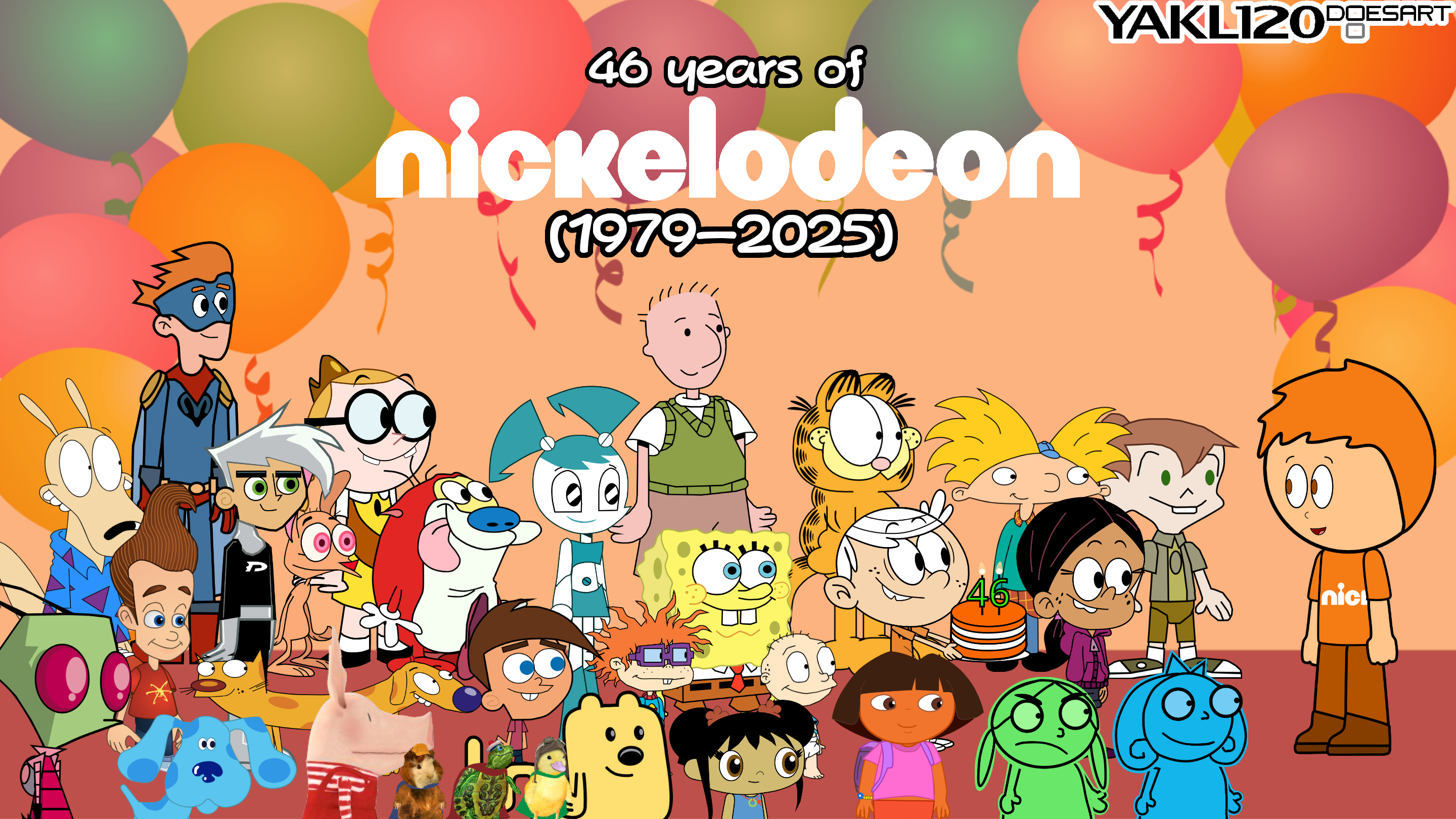Nick Deviantart 46 years of Nickelodeon by YAKL120DoesArt on DeviantArt