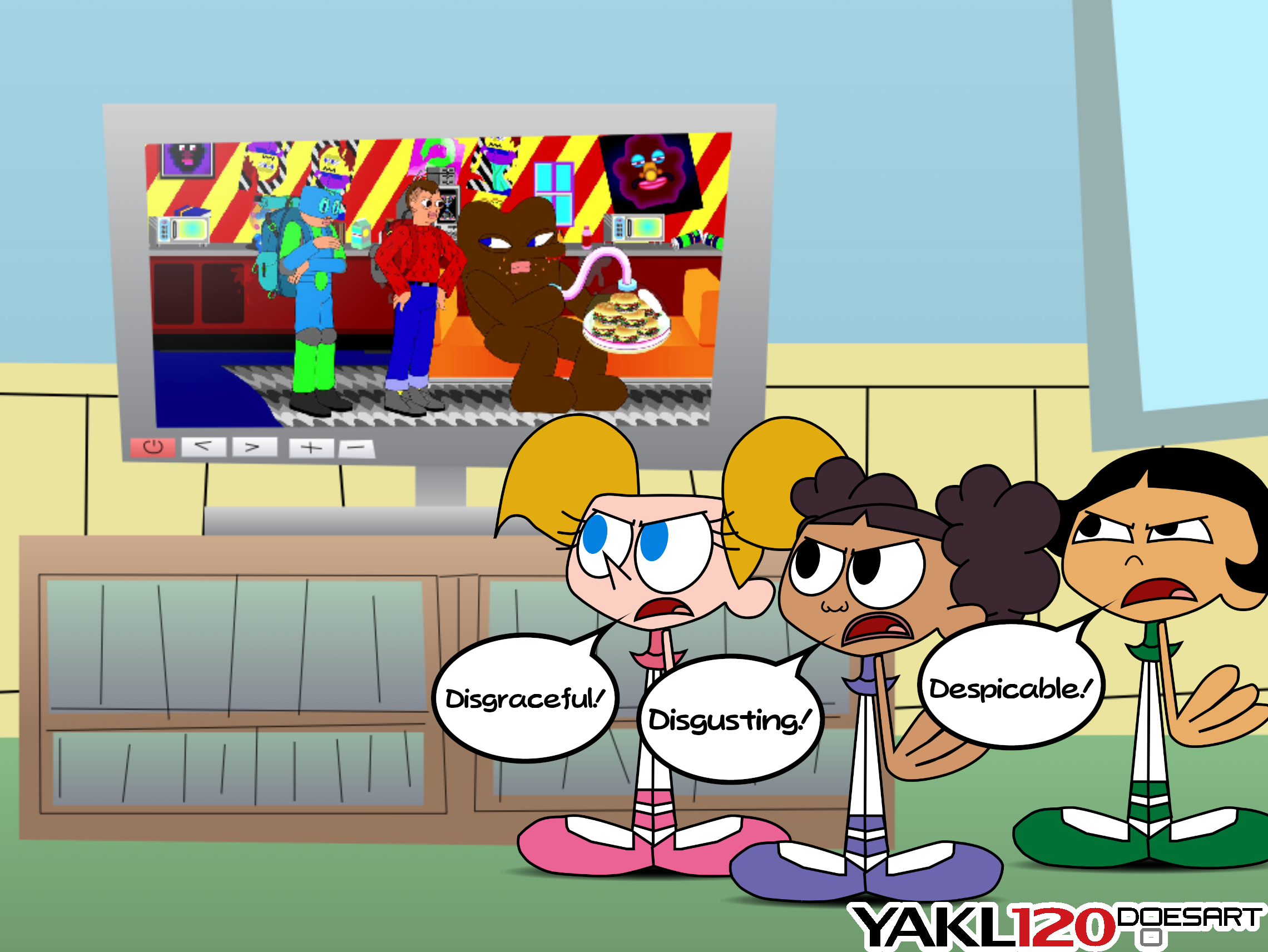 Dee Dee and friends react to The Problem Solverz by YAKL120DoesArt on ...