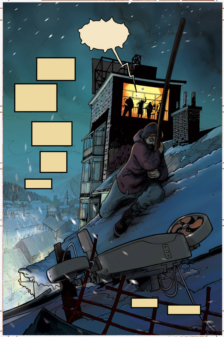 Comic Panel Rooftop Comics page: rooftops by StipanMorian on DeviantArt
