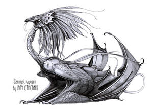 Traditional art auction: Carnival wyvern [CLOSED]