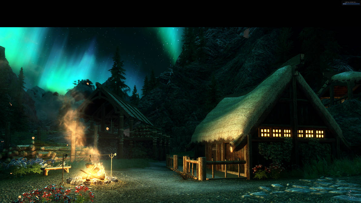 Skyrim loading screen by Bandt01 on DeviantArt