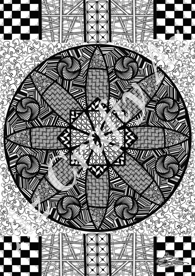 Tangled Mandala by AzCraftyAz on DeviantArt