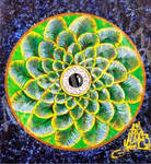 Eye of Bird Mandala by AzCraftyAz