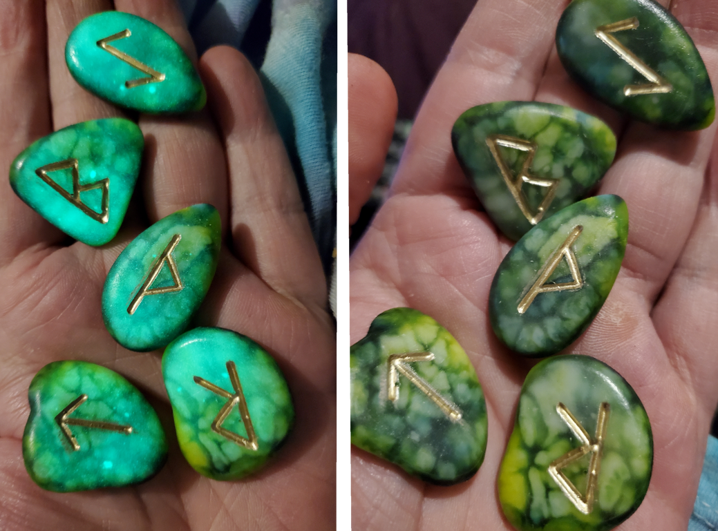 Resin Runes Compass Resin Runes by AzCraftyAz on DeviantArt