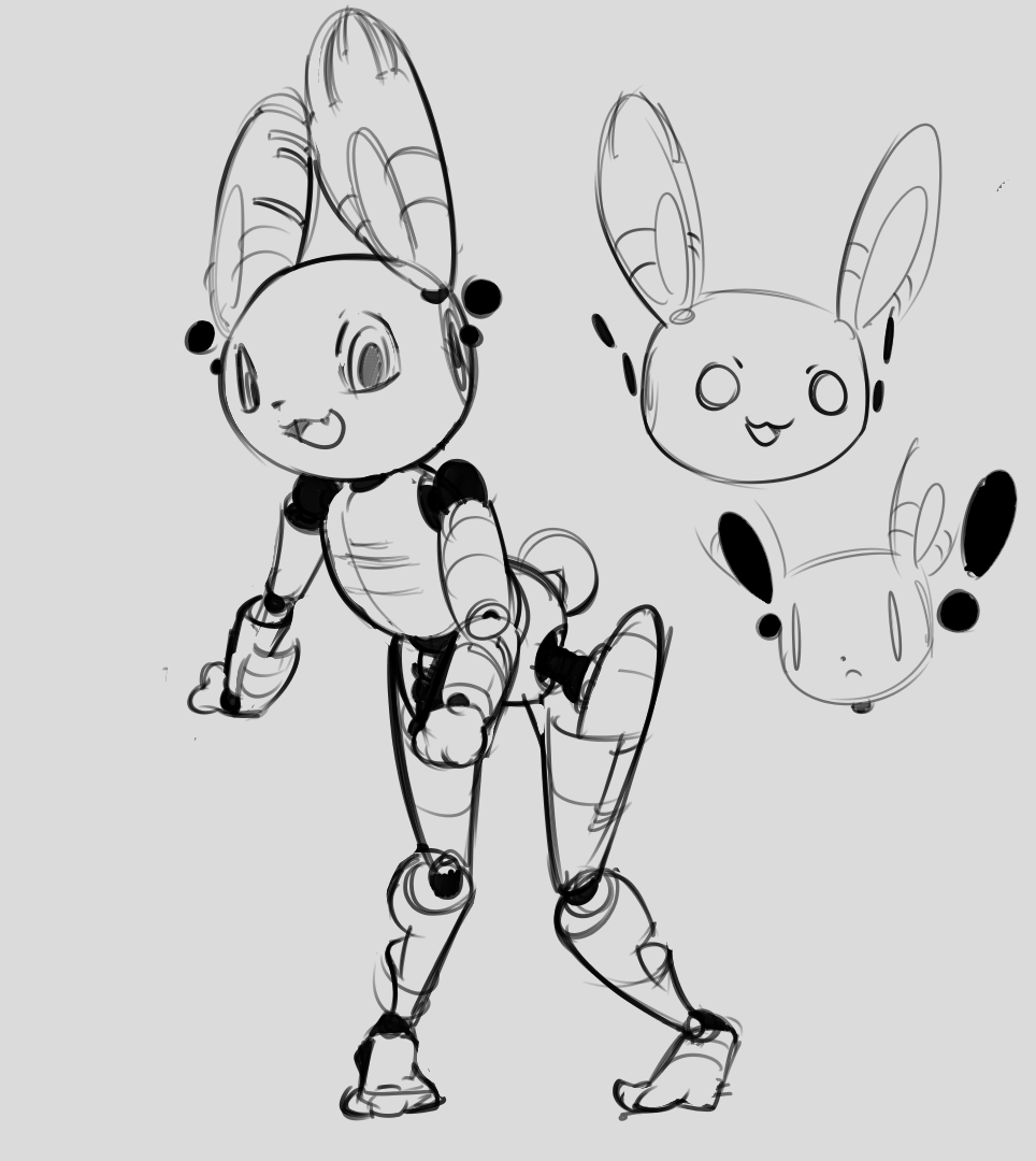 mech bunny by howdoimakeauserxd on DeviantArt