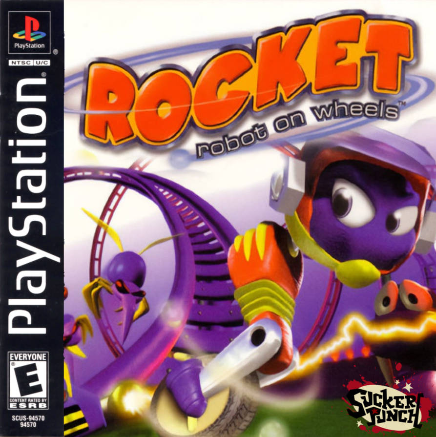 Rocket Robot on Wheels (PS1 Cover) by RazorClaw46 on DeviantArt