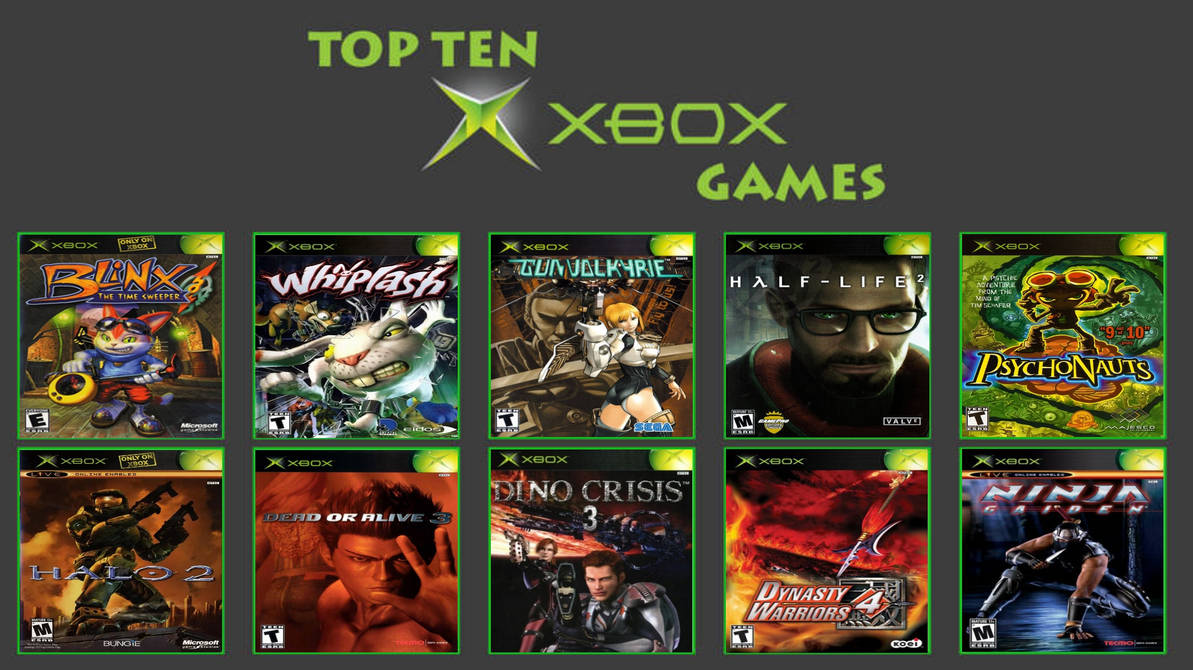 Top 10 Favorite Original Xbox Games by RazorClaw46 on DeviantArt