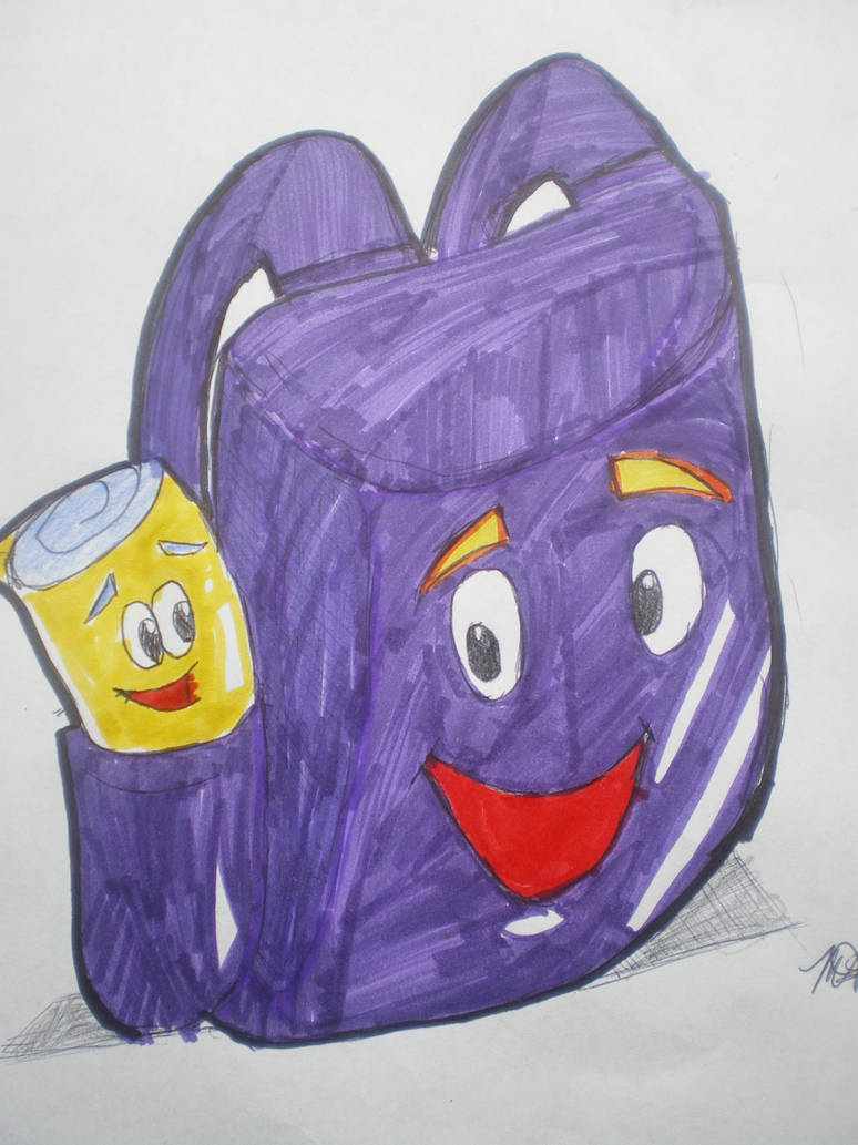 Backpack Xmap Backpack and Map colored by ZRandomAnimations on DeviantArt