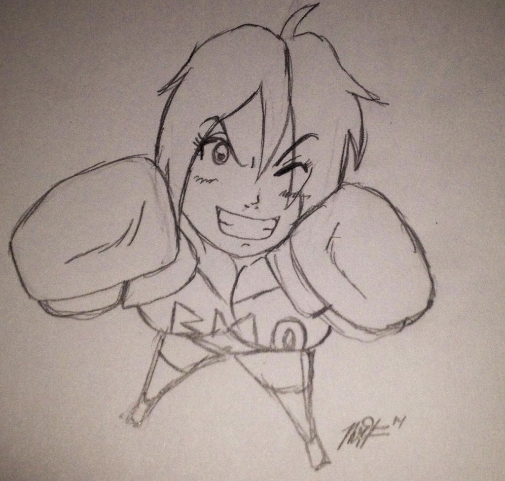 Heather Grey, the Boxer sketch