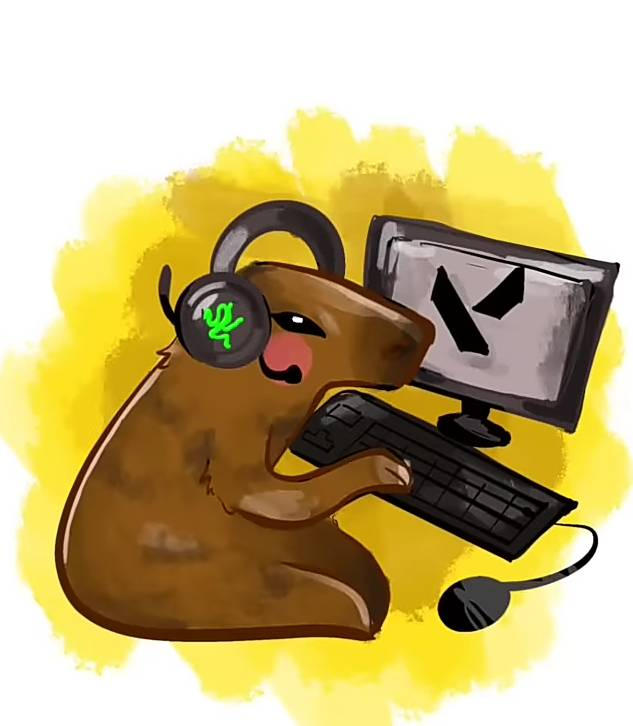 Capybara Gamer by JustAUnknown7 on DeviantArt
