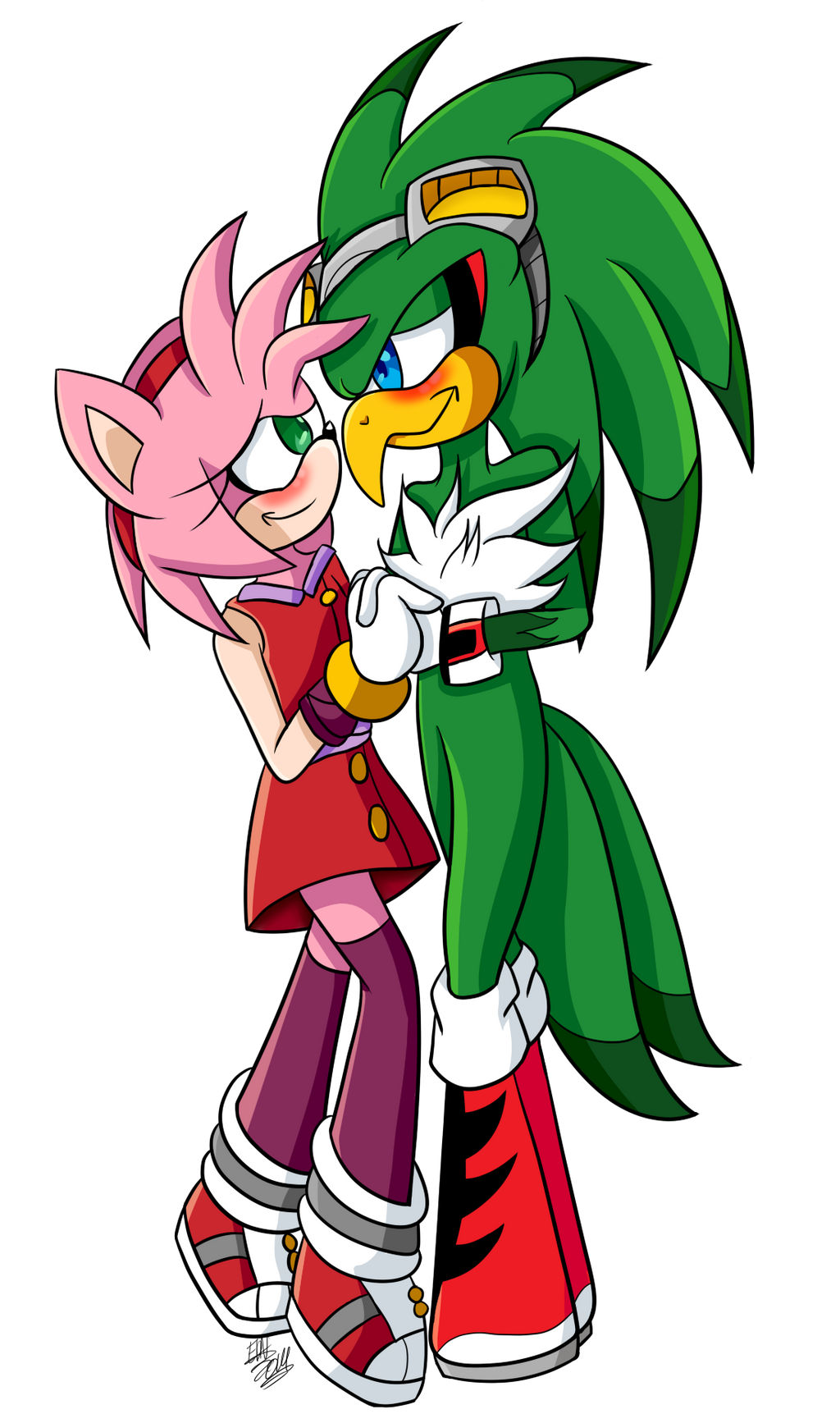 Jet x Amy (Jamy) by ACLuigiYoshi on DeviantArt