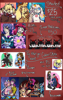 Commission Prices: Open!