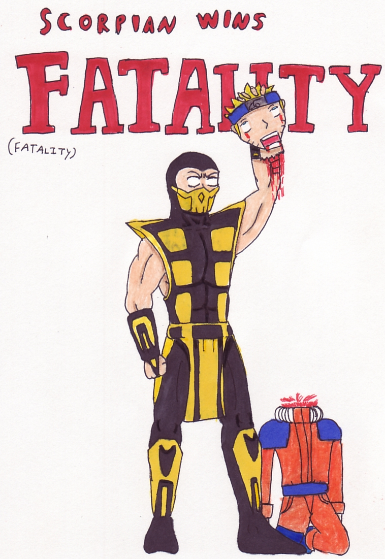 Scorpion fatality move 1 by Bonnie135776 on DeviantArt