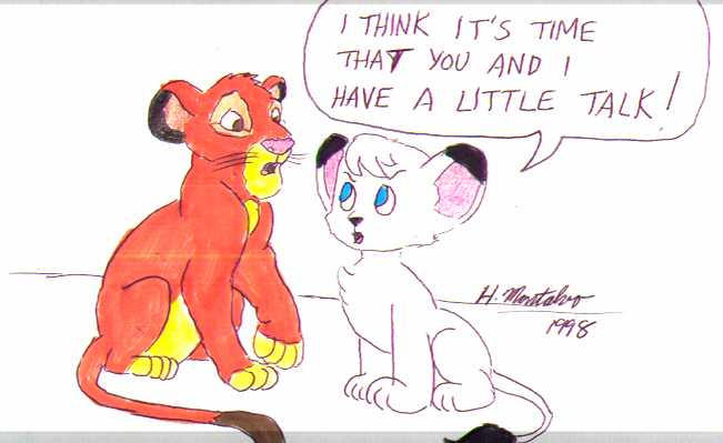 Kimba meets Simba by HectorNY on DeviantArt