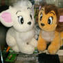 Kimba and Kitty Plushes