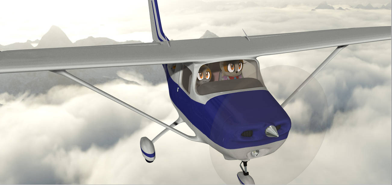 Rabbits in Flight by HectorNY on DeviantArt