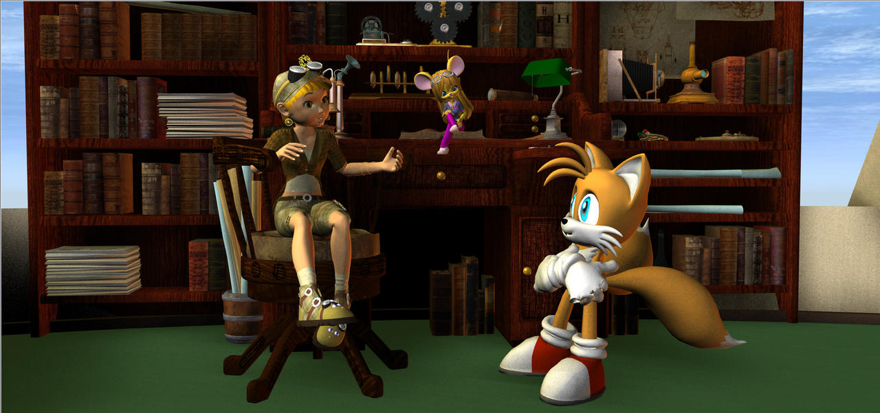 A Trio of Tinkerers by HectorNY on DeviantArt