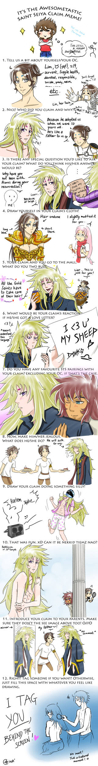 Saint Seiya Claim Meme