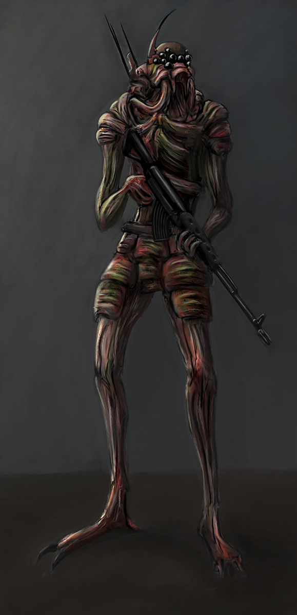 Insectoid soldier by 462Strider on DeviantArt