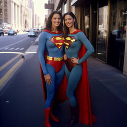 Superwomen on the streets