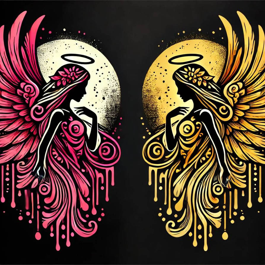 Abstract angels by mecopeplo on DeviantArt