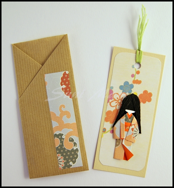 SOLD - Bookmark-Little Japanese Doll