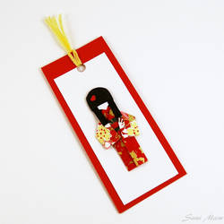 Sold - Bookmark Handmade Japanese Shiori Ningyo #1