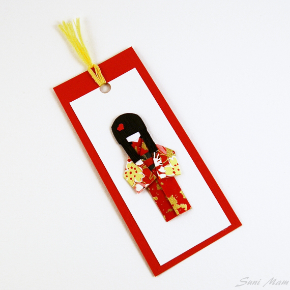 Sold - Bookmark Handmade Japanese Shiori Ningyo #1