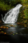 Green Peak Falls-Autumn by 11thDimensionPhoto