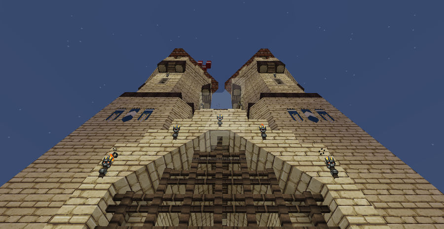 Minecraft Castle Front Gate