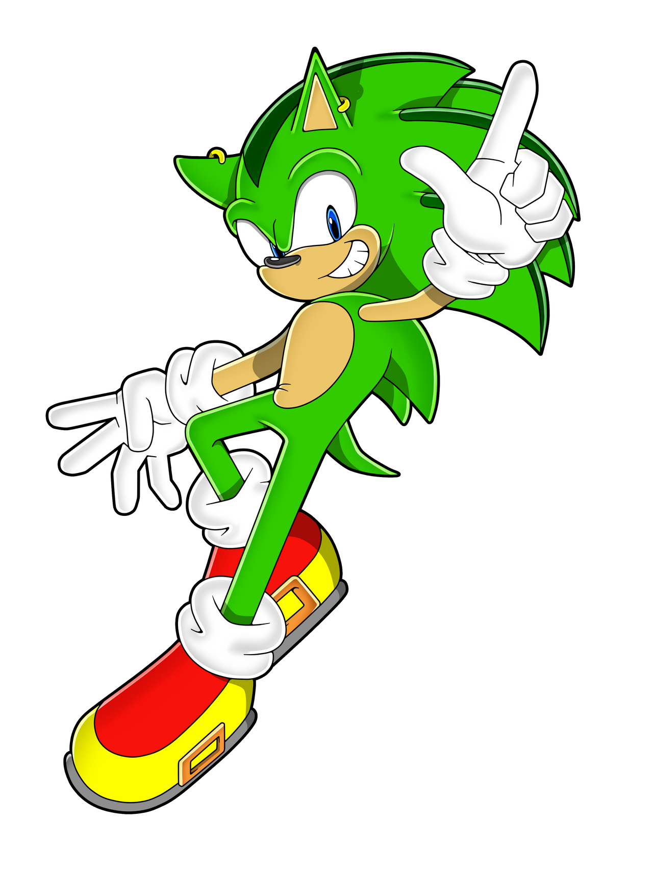 Re:draw Speedy The Hedgehog by blackburn789 on DeviantArt